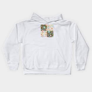 Millefiori Floral Checks Kids Hoodie